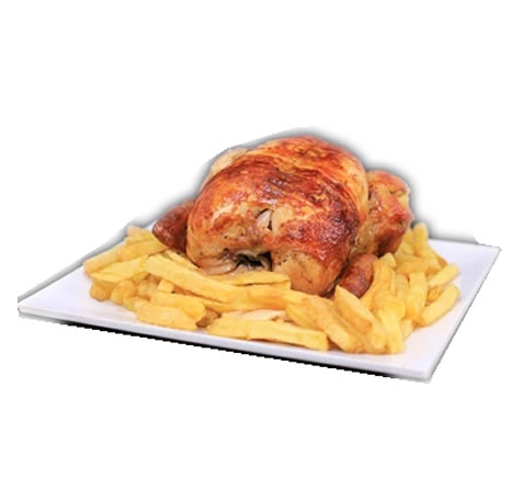 Full BBQ Chicken with Chips